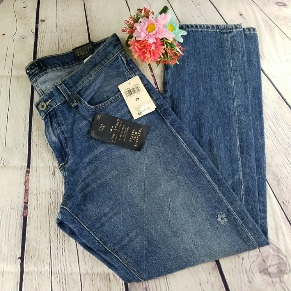 LUCKY BRAND Sienna Slim Boyfriend Jeans